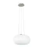 Eglo Lampa Wisząca Optica Stal Satynowy Nikiel | Nadaje Się Do 2x E27