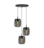 Eglo Lampa Wisząca Romazzina Stal Czarny | Nadaje Się Do 3x E27