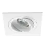 Noxion Wpuszczany Spot Boxi MR16 uchylny Valkoinen | Aukko 80mm - GU10 Trzonek
