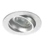 Noxion Wpuszczany Spot Vision MR16 uchylny Aluminium | Aukko 69mm - GU10 Trzonek