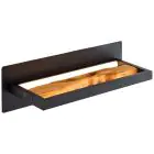 Brilliant Chaumont Światło Ścienne Aluminium Metal Drewno Czarny 8W 930lm - 830 Ciepła Biel