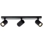 Brilliant Marty Lampa sufitowa Aluminium Piaszczysty Czarny 15W 1050lm - 830 Ciepła Biel | W Tym 3x GU10