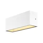 SLV Sitra L Up/Down  Światło Ścienne Aluminium Valkoinen 24W 3060lm - 830-840 CCT | Zewnętrzna - IP65