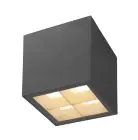 SLV Cube Aluminium Antracyt 15W 2200lm - 827-830 CCT | Ściemnianie