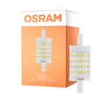 Osram LED R7s 78mm Przezroczysty 9.5W 1055lm - 827 Bardzo Ciepła Biel | Ściemnianie - Zamienne 75W