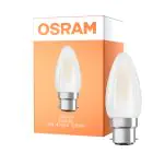 Osram LED B22D świeca Włókno Matowy 4W 470lm - 827 Bardzo Ciepła Biel | Zamienne 40W