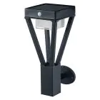 Ledvance LED Światło Ścienne Zewnętrzna Endura Styl Czarny 6W 550lm - 830 Ciepła Biel | IP44 - Czujnik ruchu i Światła