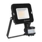 Ledvance LED Iluminacja Kompaktowy Czarny 20W 2000lm 100D - 840 Zimna Biel | IP65 - Symetryczny - Czujnik ruchu i światła