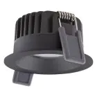 Ledvance LED Spot Fix Aluminium Czarny 8W 680lm 36D - 930 Ciepła Biel | Aukko 68mm - IP44 - Najlepsze renderowanie kolorów - Ściemnianie