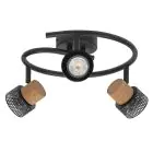 Ledvance LED Decor Spot Cork Stal Spirala Czarny 10W 690lm - 827 Bardzo Ciepła Biel | Ściemnianie