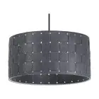 Ledvance Decor Felt Weaving Lampa Wisząca 380 Ciemny Szary | Nadaje Się Do E27