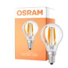 Osram LED Classic LED E14 Gruszka Włókno Przezroczysty 1.2W 255lm - 840 Zimna Biel | Zamienne 25W