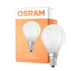 Osram LED Classic LED E14 Gruszka Włókno Matowy 1.2W 255lm - 840 Zimna Biel | Zamienne 25W