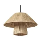 Ledvance Decor Bamboo Papier/Stal Hut 400 Brązowy | Nadaje Się Do E27