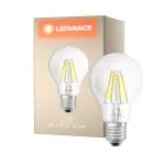 Ledvance Classic LED E27 Gruszka Włókno Przezroczysty 4W 470lm - 840 Zimna Biel | Zamienne 40W