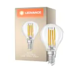 Ledvance Classic LED E14 Gruszka Włókno Przezroczysty 3.4W 470lm - 827 Bardzo Ciepła Biel | Ściemnianie - Zamienne 40W