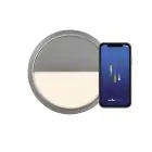 Nordlux Ava Smart Lampa sufitowa LED Szary 9.5W 600lm 159D – 827 - Bardzo Ciepła Biel | Ściemnianie - IP54