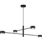 Nordlux Lampa wisząca Clyde 20W 827 350lm 120D Czarny - Metal | Ściemnianie - Bardzo Ciepła Biel