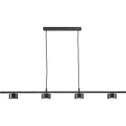 Nordlux Lampa wisząca Rail Clyde 20W 827 350lm 120D Czarny - Metal | Ściemnianie - Bardzo Ciepła Biel