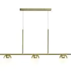 Nordlux Contina Lampa Wisząca Metal 3-Spot Mosiądz | Nadaje Się Do 3x G9