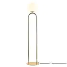 DFTP by Nordlux Shapes Lampa podłogowa Szkło i Metal Mosiądz | Nadaje Się Do E27