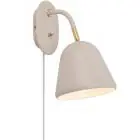 Nordlux Fleur 15 Światło Ścienne Metal Beige | Nadaje Się Do E14