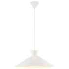 Nordlux Dial 45 Lampa Wisząca Metal Valkoinen | Nadaje Się Do 1x E27