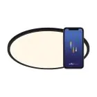 Nordlux Oja Smart 29 Lampa sufitowa Metal Czarny 15W 1600lm - 827-865 Przestrajalny Valkoinen | 294mm - Wifi i Niebieskitooth Ściemnianie