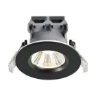 Opakowanie 3x Nordlux Downlight Fremont Metal Czarny 4.5W 345lm 36D - 827 Bardzo Ciepła Biel | 85mm - IP65 - Ściemnianie