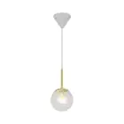 Nordlux Chisell 15 Lampa Wisząca Metal i Szkło Mosiądz | Nadaje Się Do E14