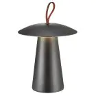 Nordlux Lampa Stołowa Ara Akumulator Aluminium Czarny 2W 240lm - 830 Ciepła Biel | Ściemnianie Touch