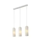 Nordlux Miella 3-Rail Lampa Wisząca Szkło Valkoinen | Nadaje Się Do 3x E27