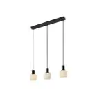 Nordlux Milford Mini 3-Rail Lampa Wisząca Szkło Czarny | Nadaje Się Do 3x E14