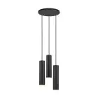 Nordlux Lampa Wisząca Tilo Metal Czarny | IP20 - Nadaje Się Do 3x GU10