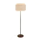 DFTP by Nordlux Takai Lampa podłogowa Metal i Tekstyl Beige | Nadaje Się Do E27