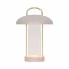 Nordlux Lampa Stołowa Mirano Metal i Szkło Różwoy  3W 150lm - 830 Ciepła Biel | 3-Stopniowy Ściemnianie