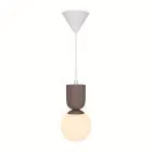 Nordlux Sadie Lampa Wisząca Composite Brązowy | Nadaje Się Do 1x E14