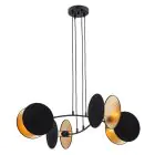 Emibig Lampa Wisząca Motif Stal Czarny | Nadaje Się Do 4x E27 - Max 15W