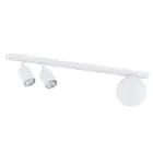 Emibig Lampa sufitowa Baster Stal Valkoinen | Nadaje Się Do 2x GU10 - Max 8W, 1x E14 - Max 10W