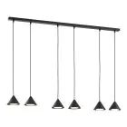 Emibig Lampa Wisząca Elit Stal Czarny | Nadaje Się Do 6x GX53 - Max 12W