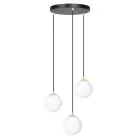 Emibig Lampa Wisząca Royal Stal Czarny | Nadaje Się Do 3x E14 - Max 10W