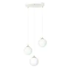 Emibig Lampa Wisząca Royal Stal Valkoinen | Nadaje Się Do 3x E14 - Max 10W
