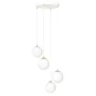 Emibig Lampa Wisząca Royal Stal Valkoinen | Nadaje Się Do 4x E14 - Max 10W