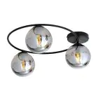 Emibig Lampa sufitowa Sopra Stal Czarny | Nadaje Się Do 3x E14 - Max 10W
