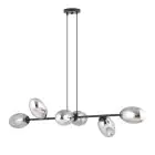 Emibig Lampa Wisząca Pandora Stal Czarny | Nadaje Się Do 6x E14 - Max 10W