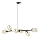 Emibig Lampa Wisząca Pandora Stal Czarny | Nadaje Się Do 6x E14 - Max 10W