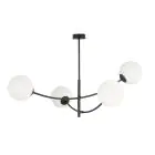 Emibig Lampa sufitowa Hunter Stal Czarny | Nadaje Się Do 4x E14 - Max 10W
