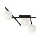 Emibig Lampa sufitowa Smart Stal Czarny | Nadaje Się Do 3x E14 - Max 10W