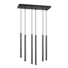 Emibig Lampa Wisząca Selter Stal Czarny | Nadaje Się Do 6x G9 - Max 8W
