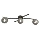 Emibig Lampa sufitowa Opus Stal Czarny | Nadaje Się Do 3x E14 - Max 10W